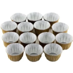 Aluminium IJsbonbon Cups Goud Ø23mm 1250 stuks