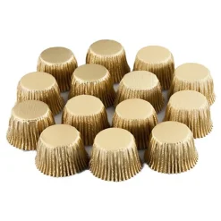 Aluminium IJsbonbon Cups Goud Ø23mm 1250 stuks