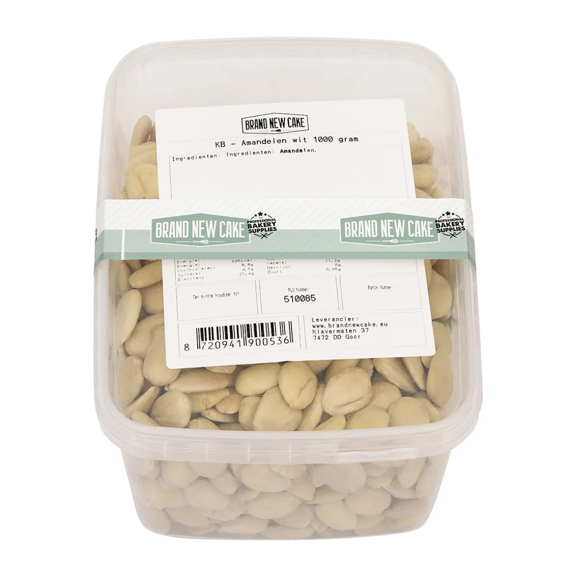 Amandelen Wit (zonder vlies) 1kg