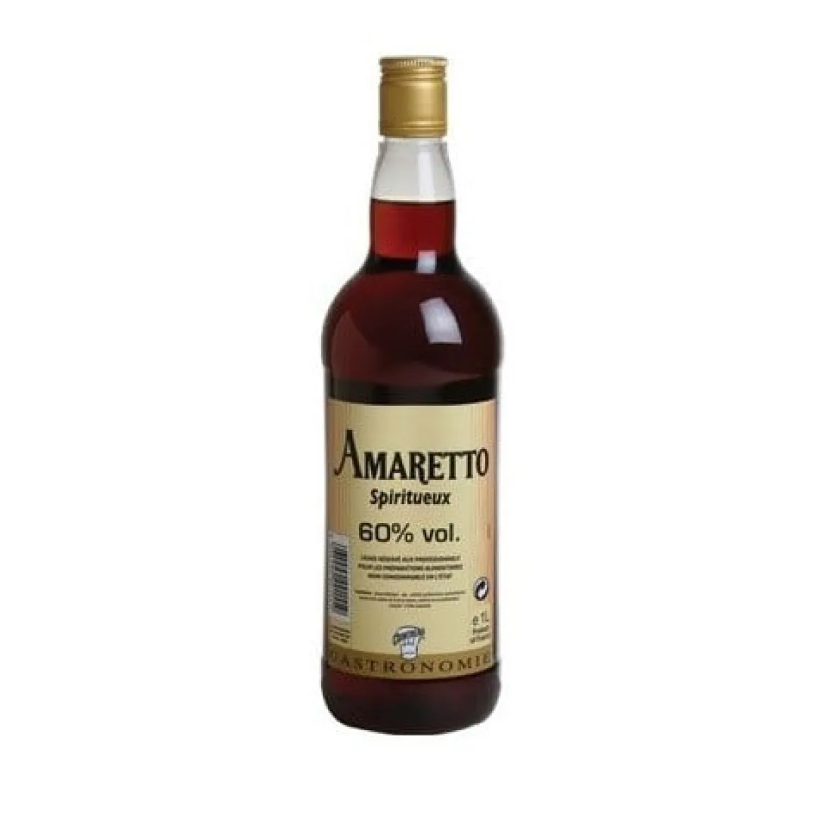 Amaretto 60% 1liter (speciaal voor patisserie)