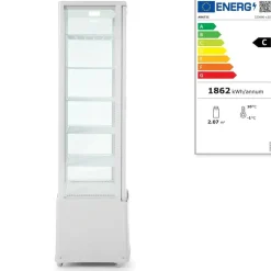 Arktic Koelvitrinekast Wit 270 Liter