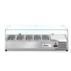 Arktic Opzetkoelvitrine met glas 5x GN 1/4