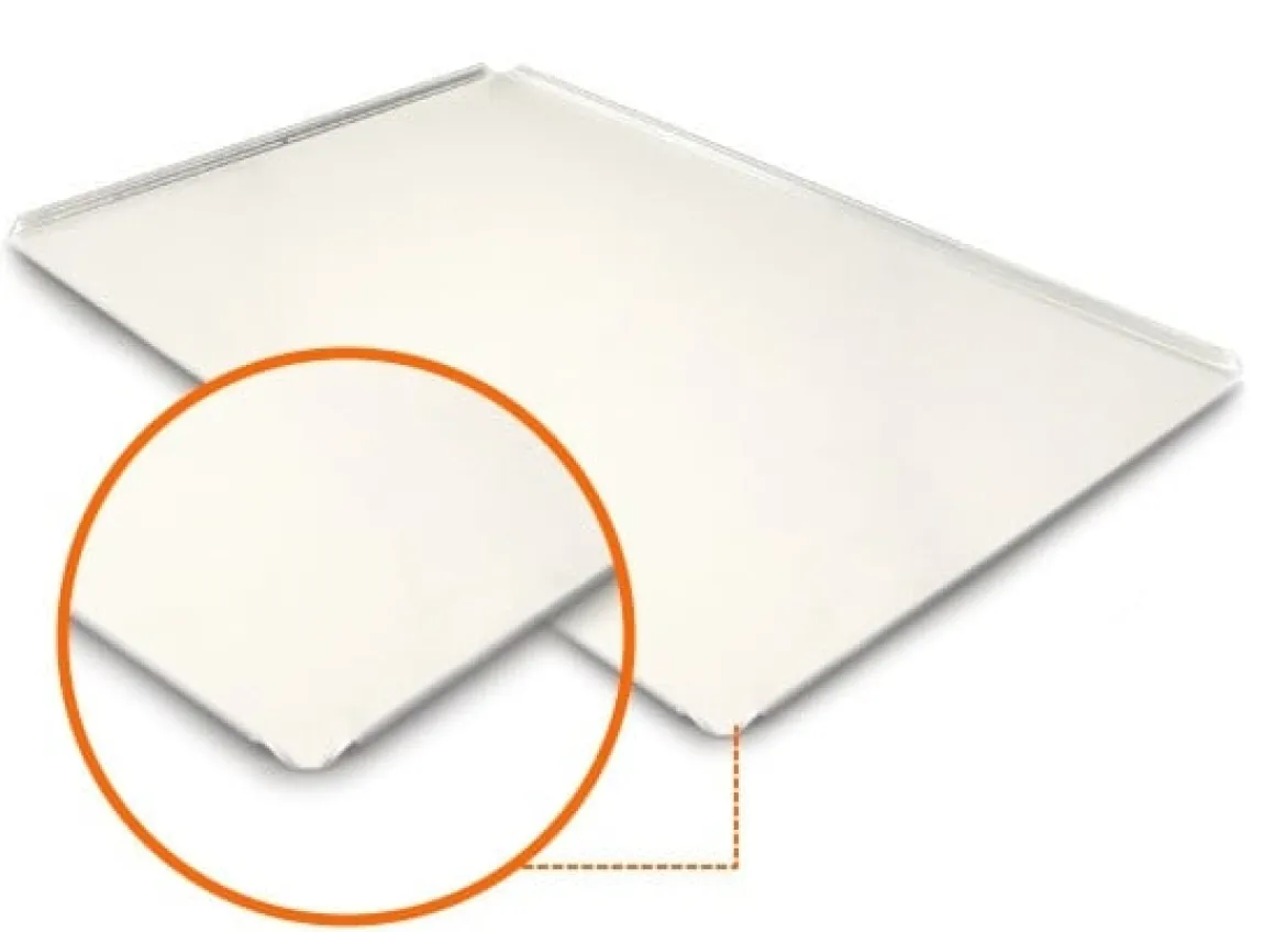 Bakplaat Aluminium 60x40cm (open hoeken 45°)