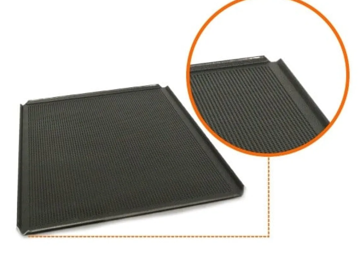 Bakplaat PTFE Geperforeerd 60x40cm (open hoeken 45°)