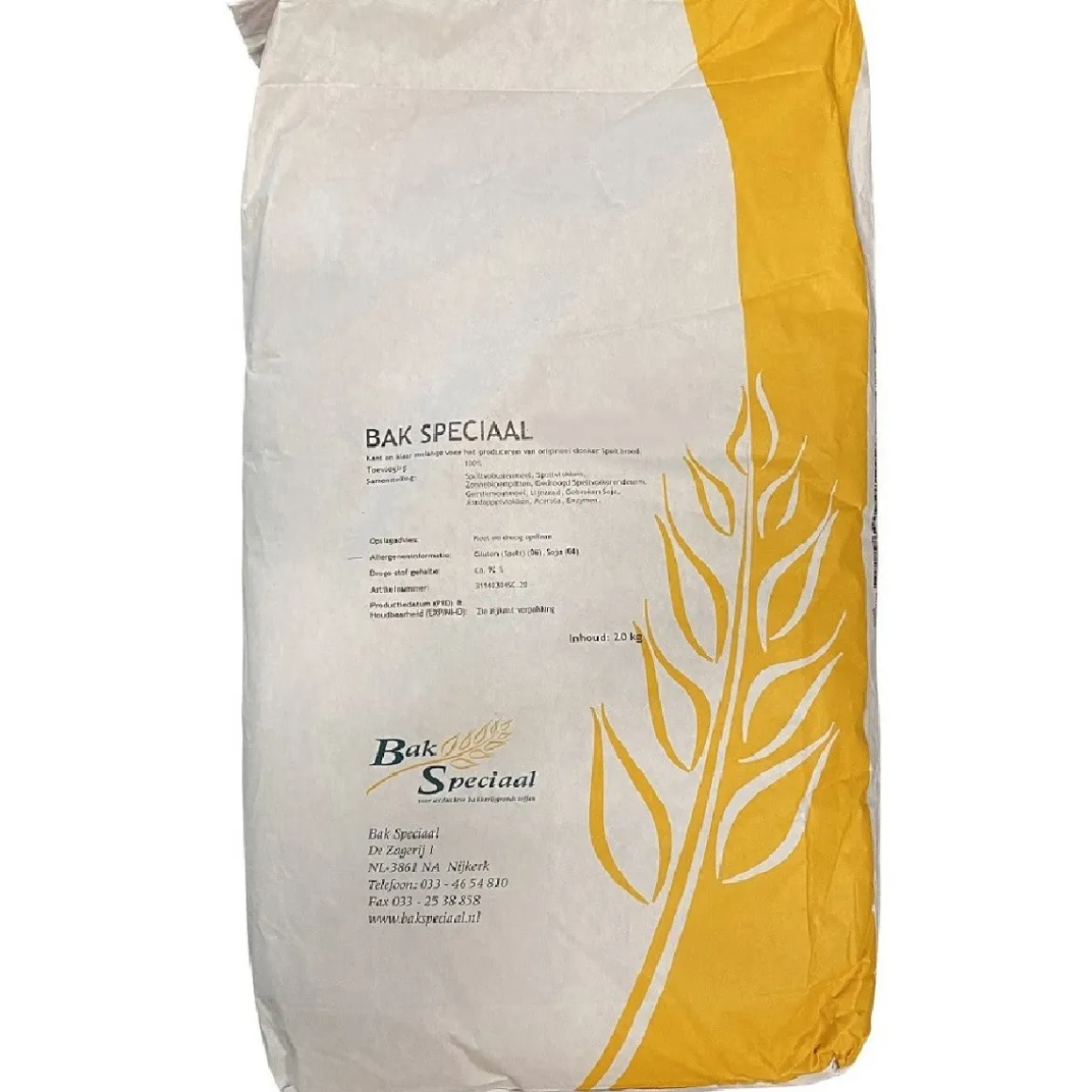 Bakspeciaal Honing Speltmix Broodmix 20kg