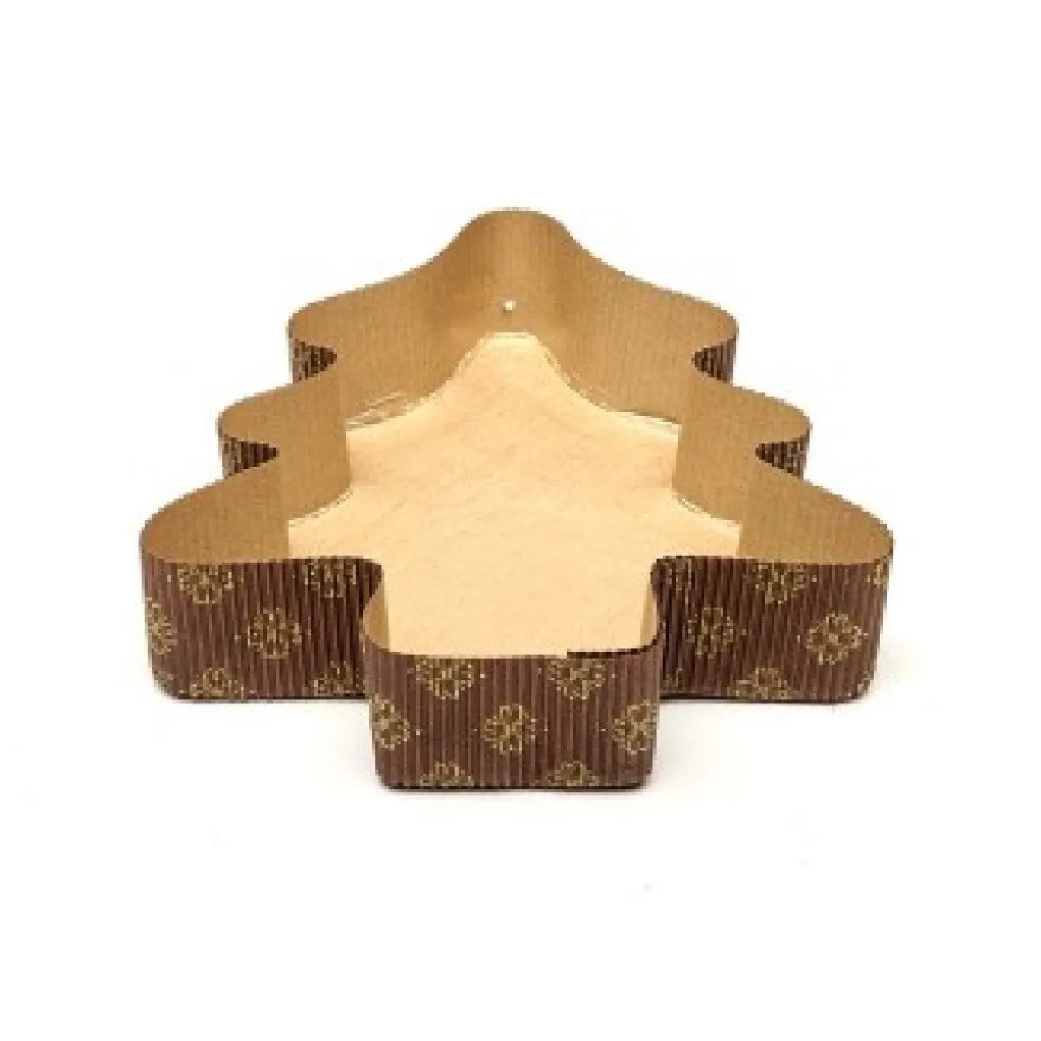 Bakvorm Karton Kerstboom 16x14x3,5cm (per stuk)