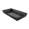 Bakvorm Karton Rechthoek Zwart 18x9x2,5cm (per stuk)