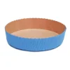 Bakvorm Karton Rond Ø15,5x3,5cm Blauw (per stuk)