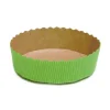 Bakvorm Karton Rond Ø10x3cm Groen (per stuk)