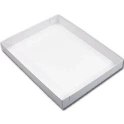 Bakvorm Plaatcake Wit 37x28,5x4,5cm