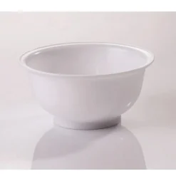 Beslagkom wit met voet 10 liter (Ø38 cm)