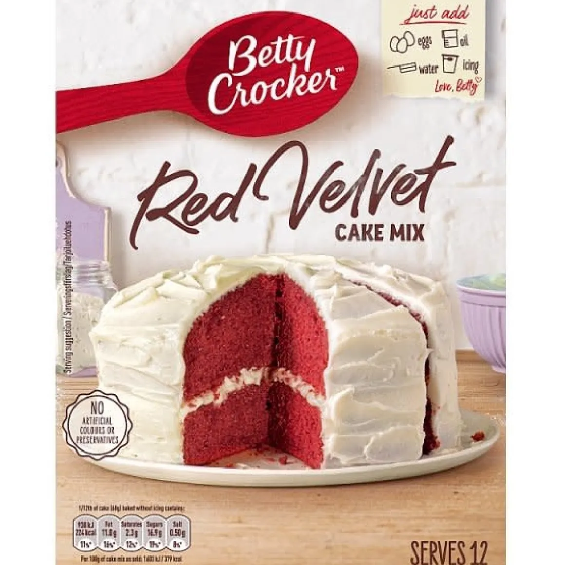 Betty Crocker Red Velvet Cakemix 425g
