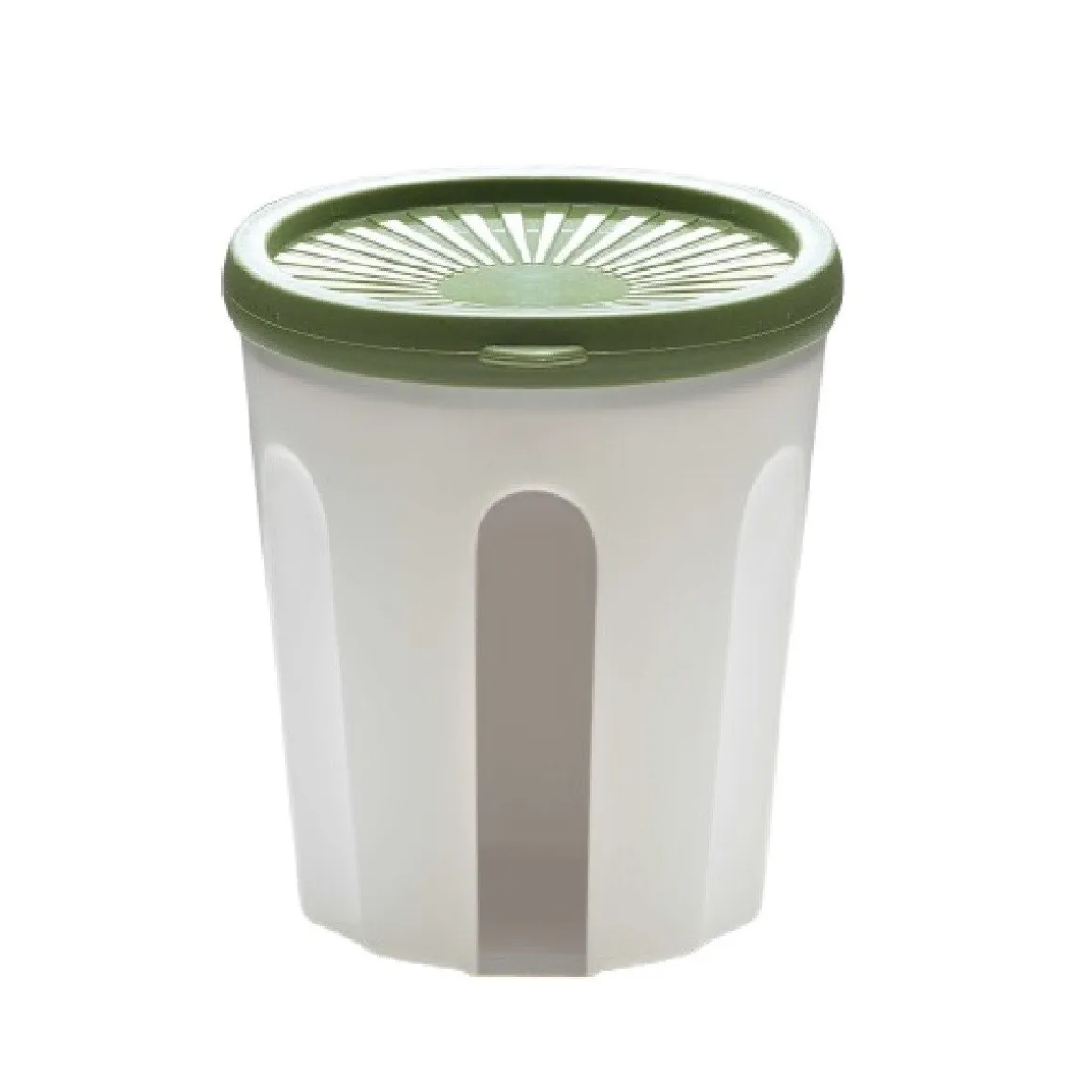 Biesse Bewaardoos Rond Luchtdicht Groen/Transparant 0,5L