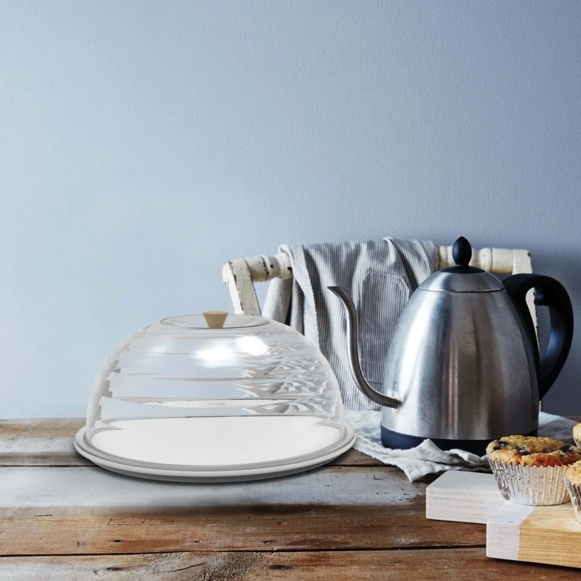 Biesse Stolp met Plateau en Taartschep Ø34x16cm