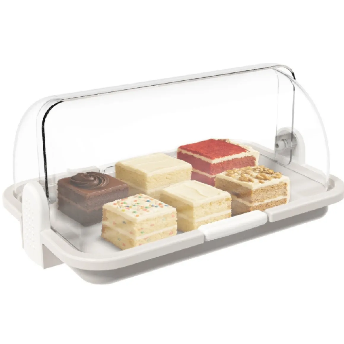 Biesse Vitrine Klein Grijs 30x21x14cm