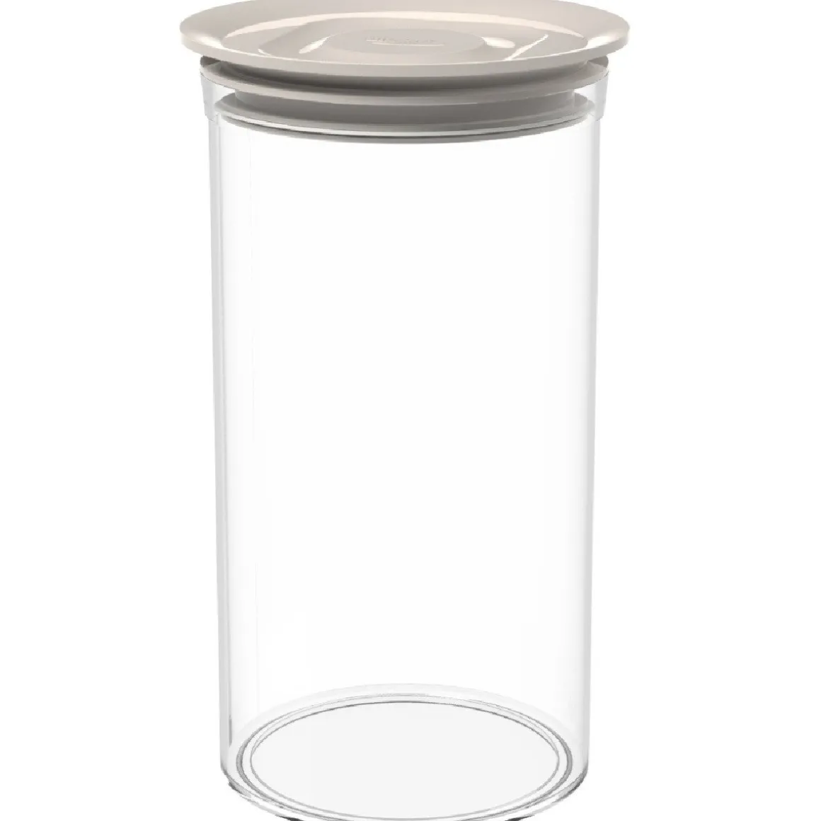 Biesse Voorraadpot Rond Luchtdicht Grijs 1,75L