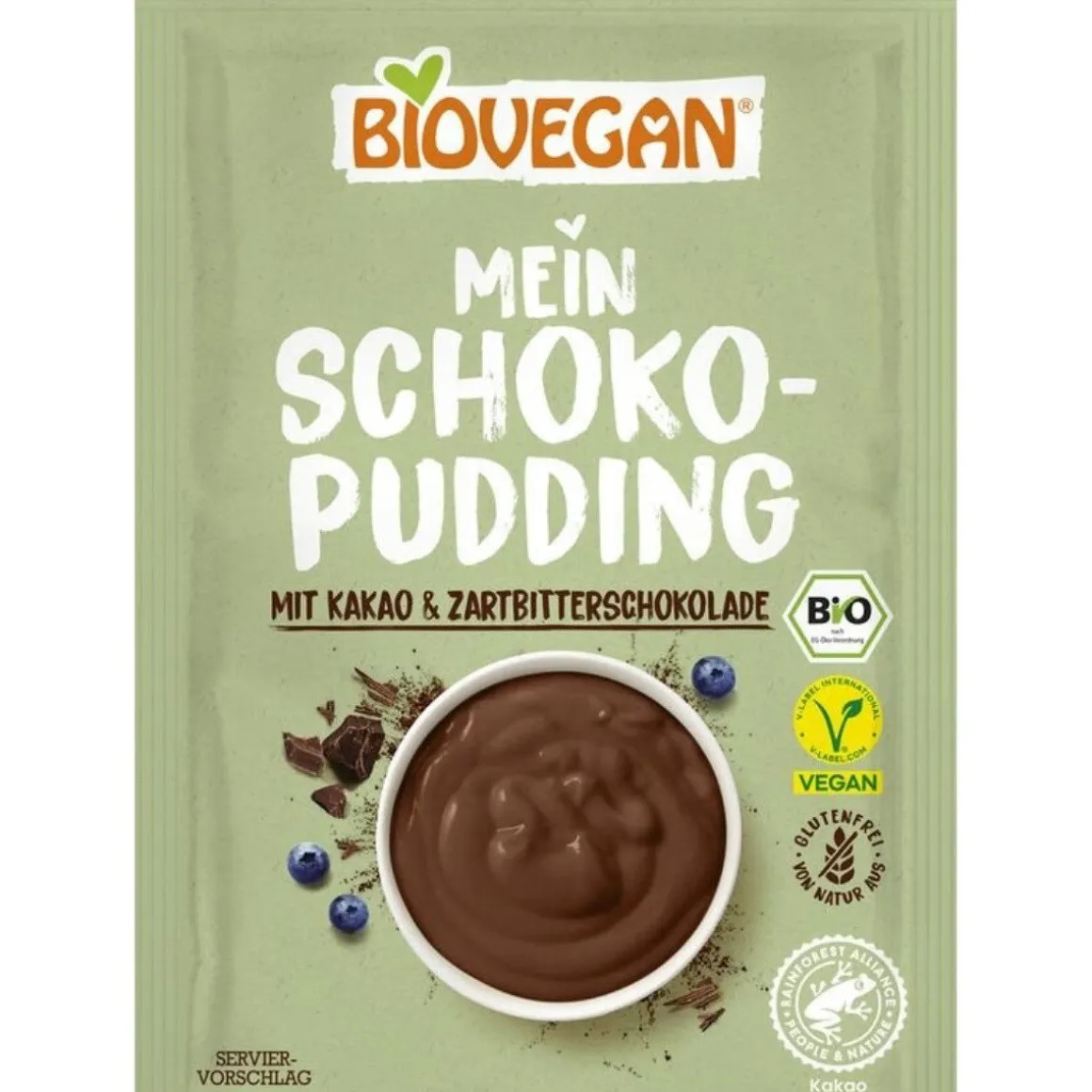 BioVegan Chocolade Pudding Biologisch 55g