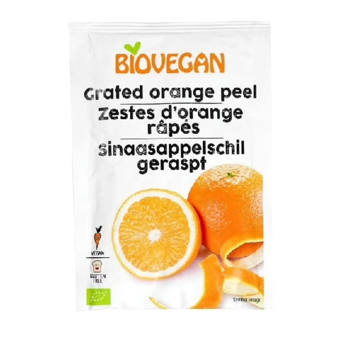 BioVegan Sinaasappelschillen Geraspt Biologisch 9g