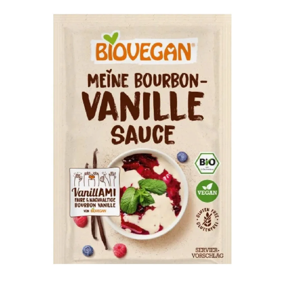 BioVegan Vanille Saus Biologisch 2x16g