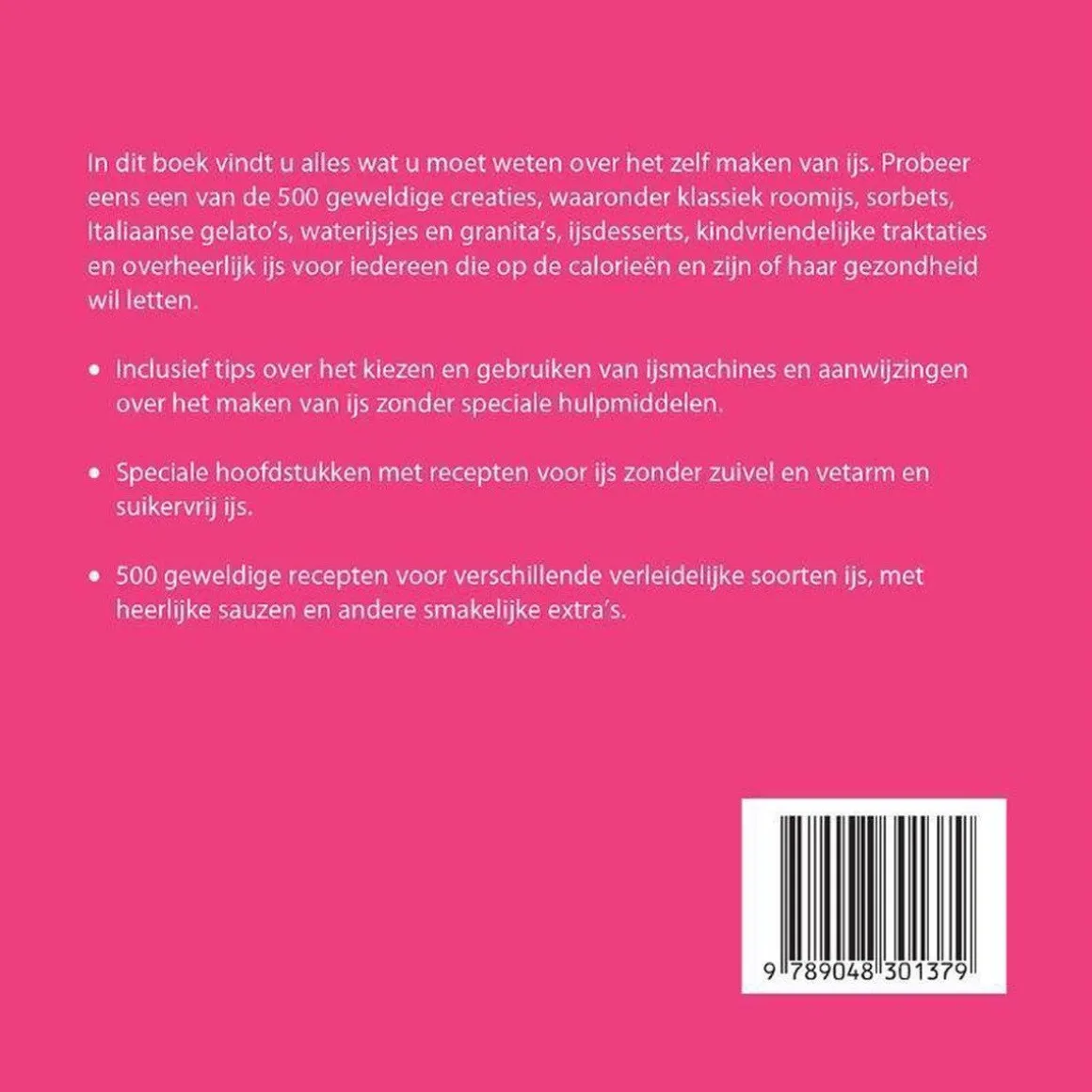 Boek: 500 IJsrecepten