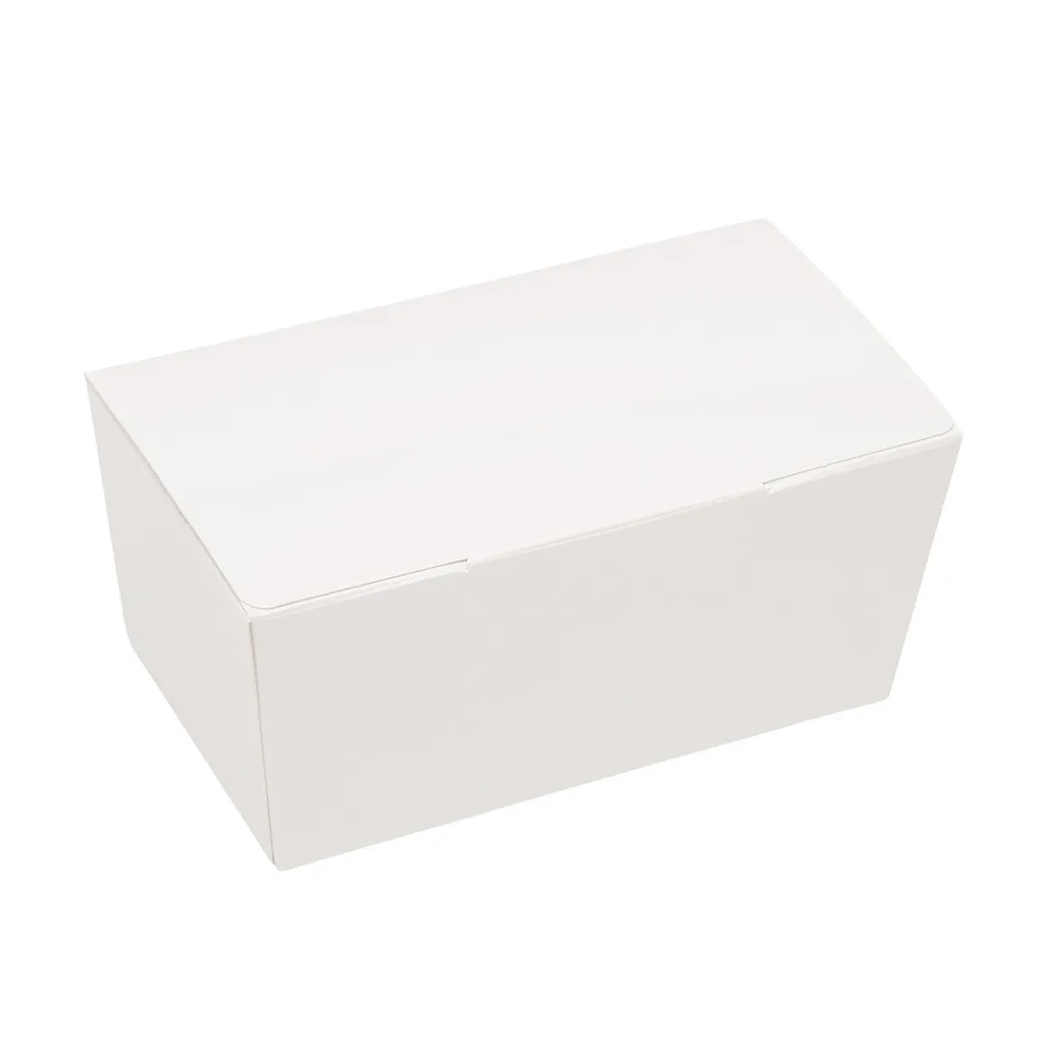 Bonbondoosje Wit Glans -375 gram- 25 stuks**