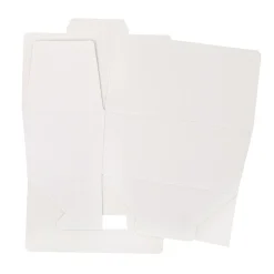 Bonbondoosje Wit Glans -375 gram- 25 stuks**