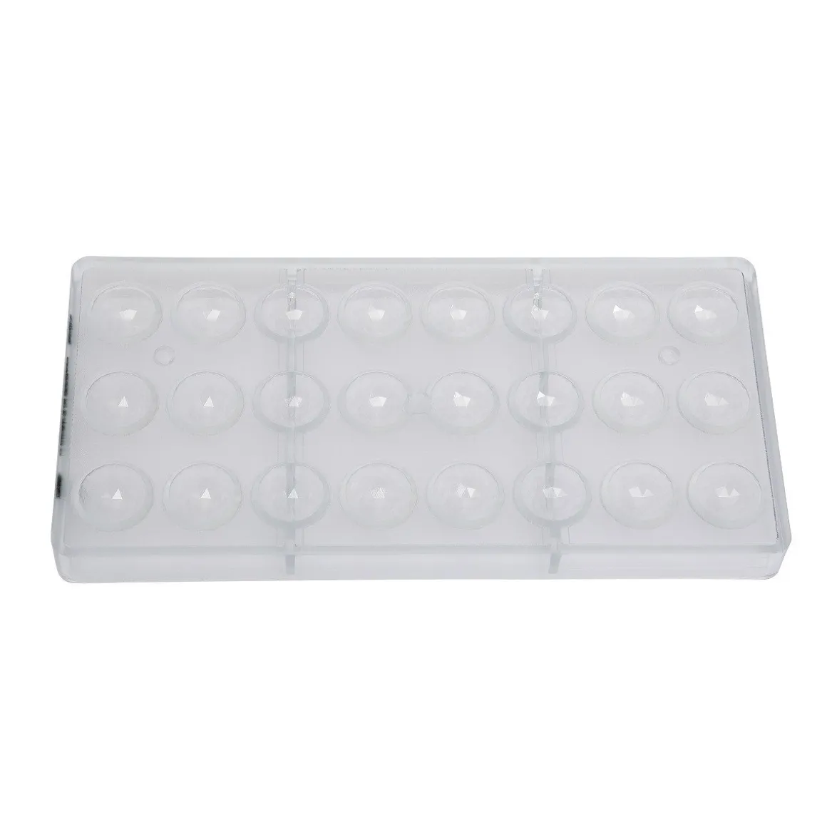 Bonbonvorm Chocolate World Bol Facet (24x) 25x12mm