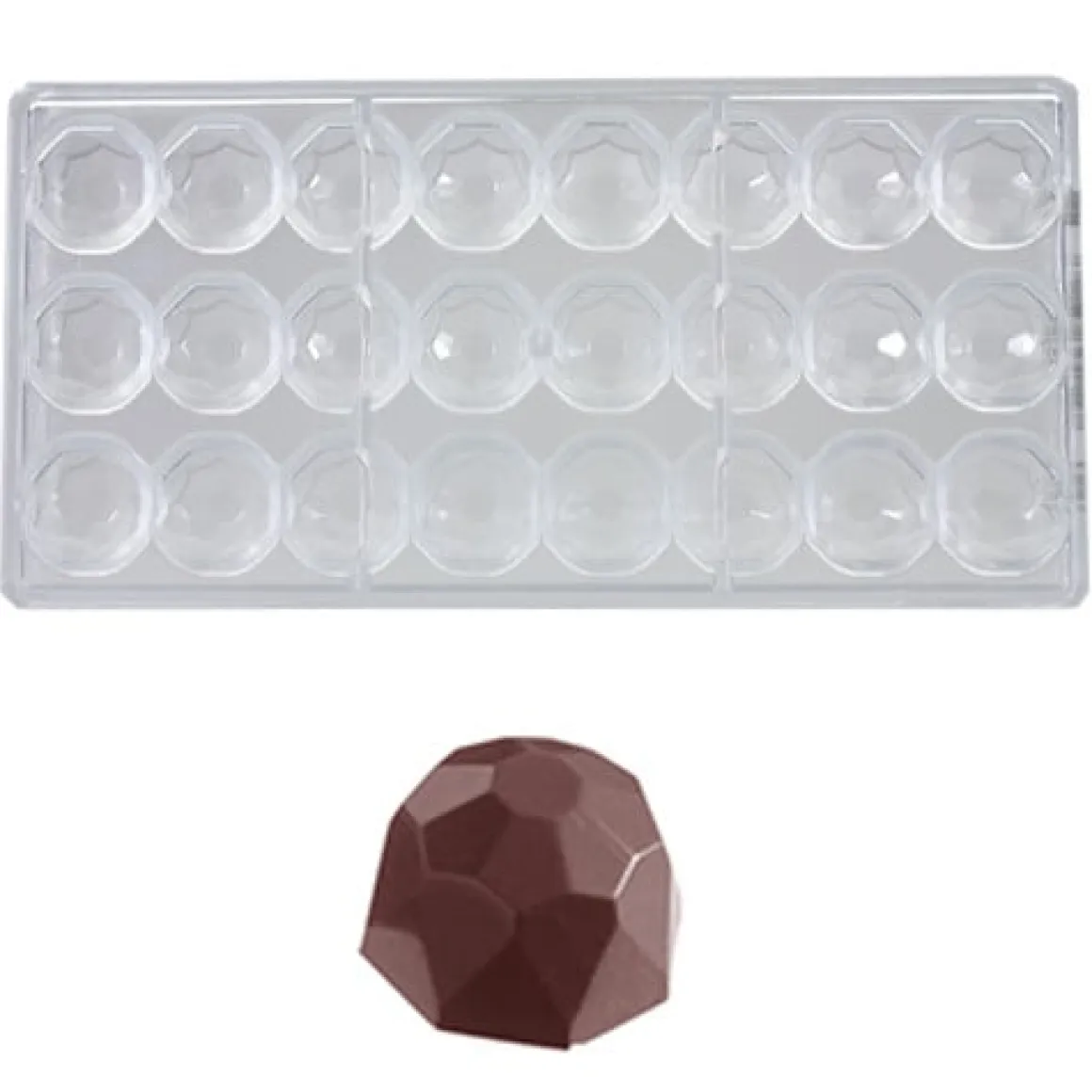 Bonbonvorm Chocolate World Diamantje (24x) 28,5x18 mm