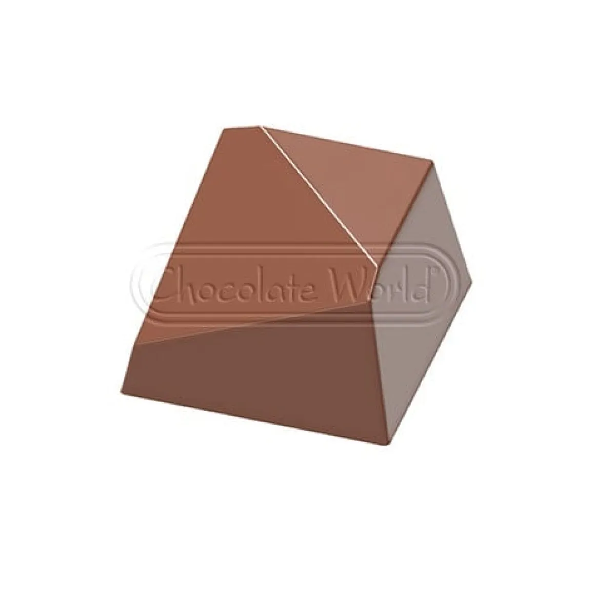 Bonbonvorm Chocolate World Diagonaal (21x) 28x28x17,5 mm**