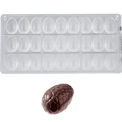 Bonbonvorm Chocolate World Ei Schildpad (27x) 35x23x12 mm