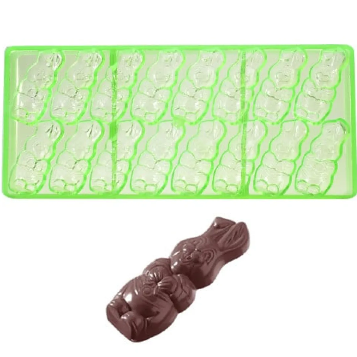 Bonbonvorm Chocolate World GL Haas Caraque (16) 67x25x10mm**