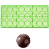 Bonbonvorm Chocolate World GL Bol (24x) Ø30mm.**
