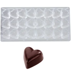 Bonbonvorm Chocolate World Hart (24x) 33x31x15 mm
