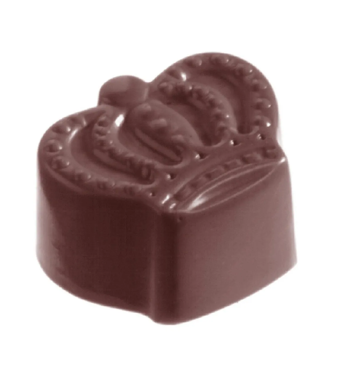 Bonbonvorm Chocolate World Kroon (24x) 33x27mm