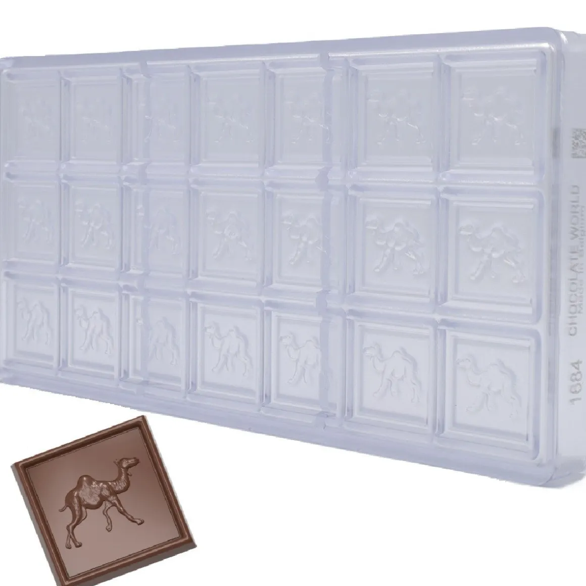 Bonbonvorm Chocolate World Karak Kameel (21x) 34x34x4,5mm**