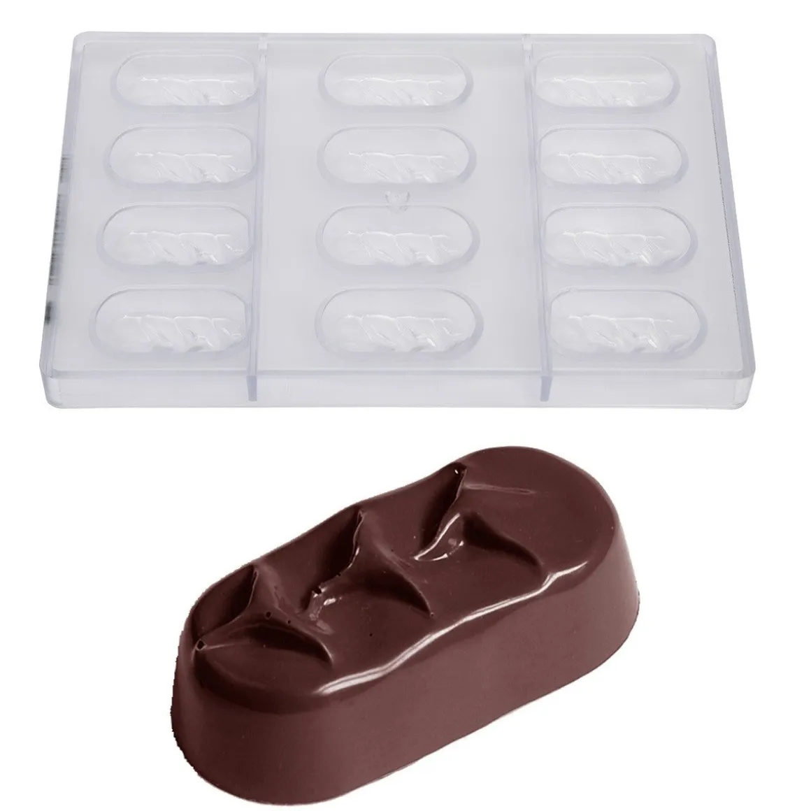 Bonbonvorm Chocolate World Overtrek Klein (12x) 60x29x19mm