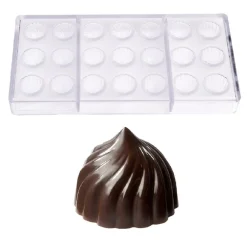 Bonbonvorm Chocolate World Rozet (21x) 27x22mm**
