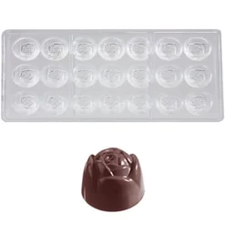 Bonbonvorm Chocolate World Roos (21x) 28x20 mm