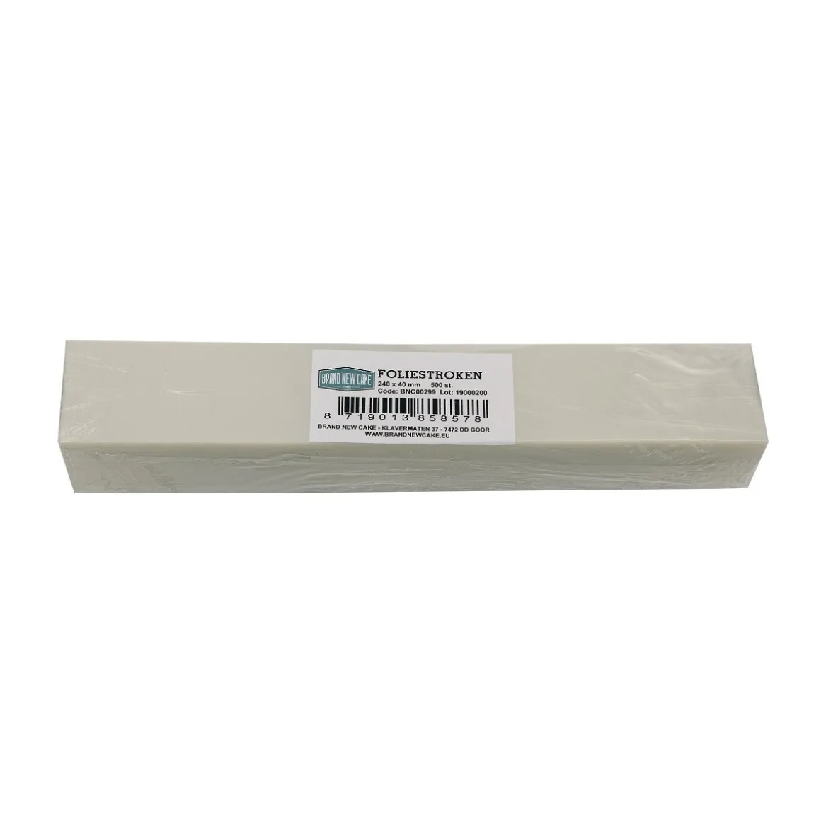 BrandNewCake Acetaatfolie stroken 24x4cm 500 stuks