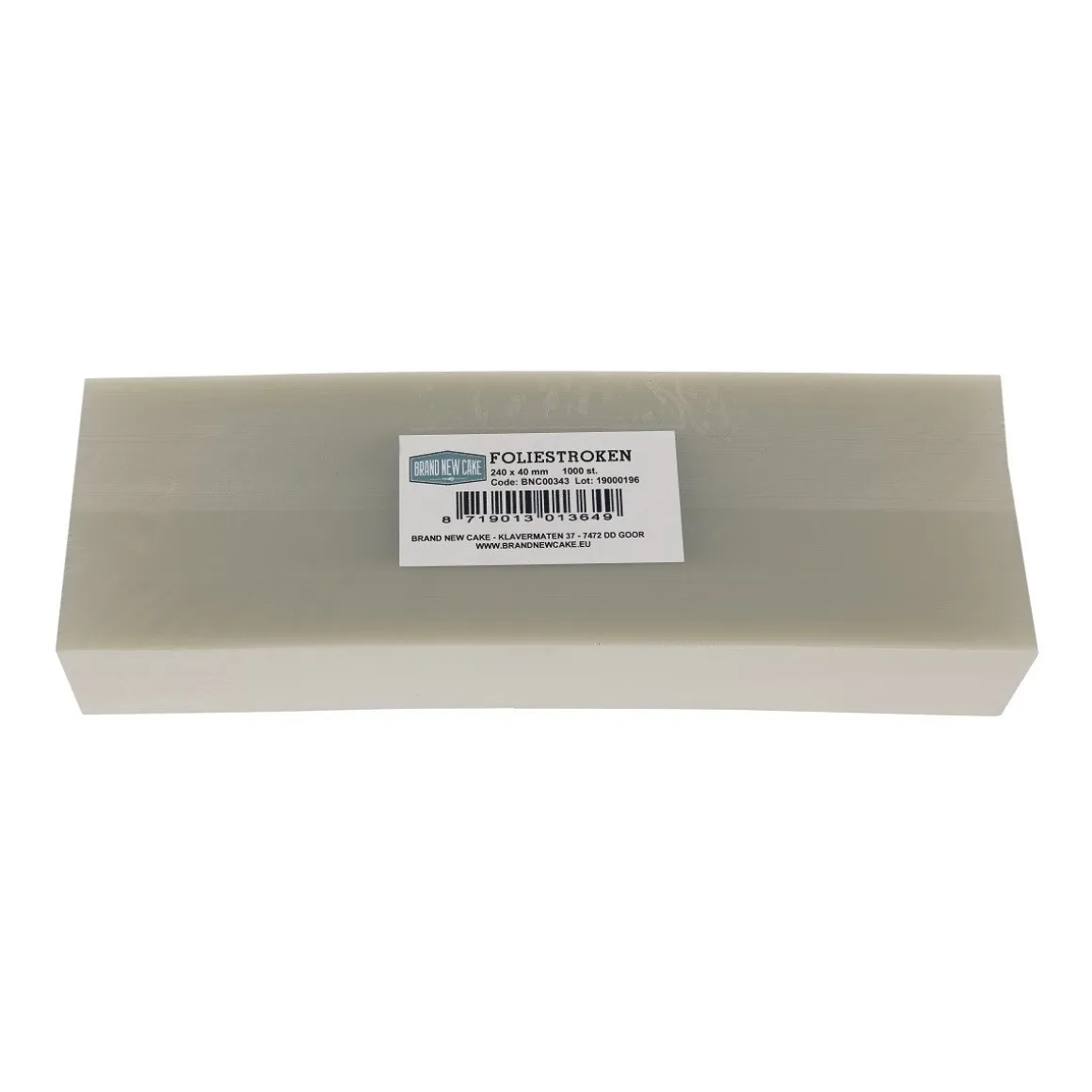 BrandNewCake Acetaatfolie stroken 24x4cm 1000 stuks