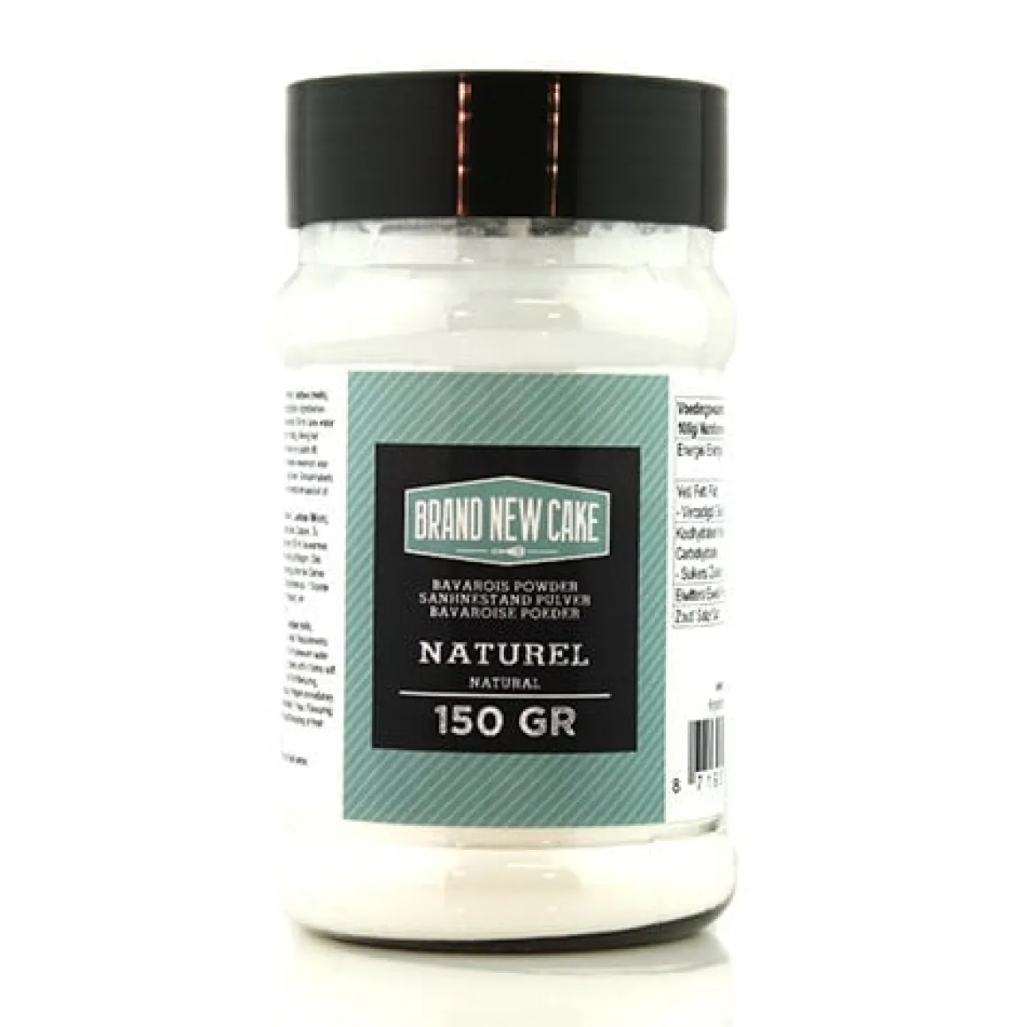 BrandNewCake Bavaroise poeder Naturel 150gr.