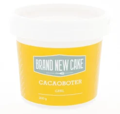 BrandNewCake Cacaoboter gekleurd Geel 200g