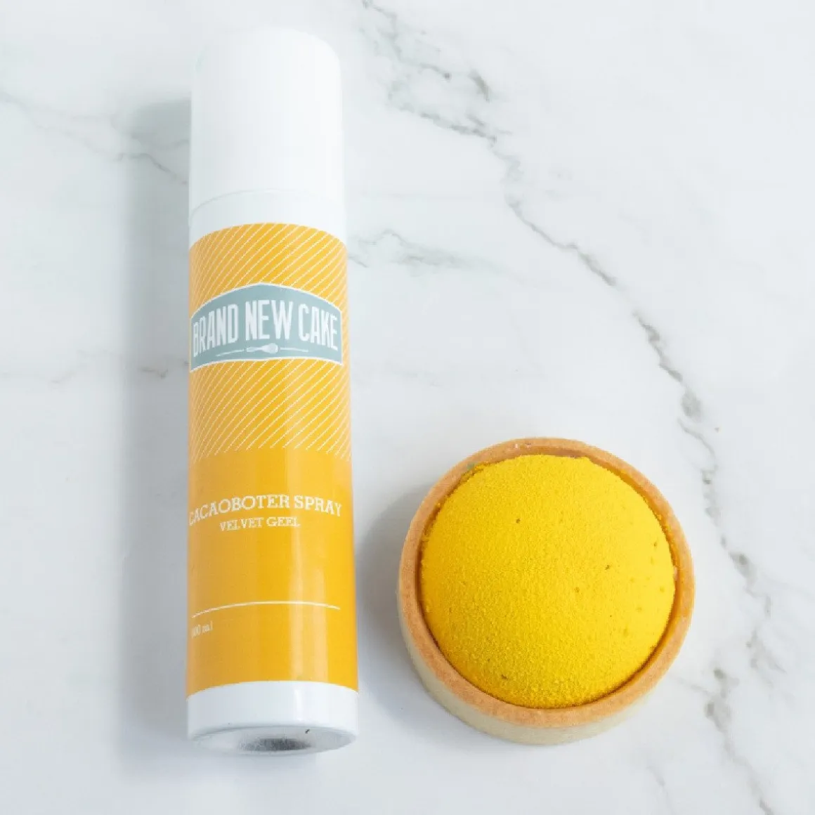 BrandNewCake Cacaoboter spray Velvet Geel 100ml