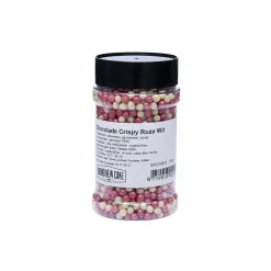 BrandNewCake Chocolade Crispy Parels Roze/Wit 190g