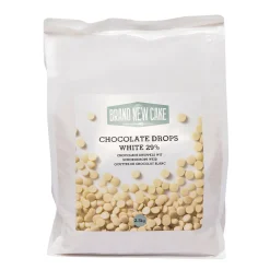 BrandNewCake Chocolade Druppels Wit (29%) 2,5kg