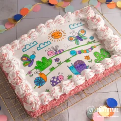 BrandNewCake Chocolade Hagelslag Roze 200g