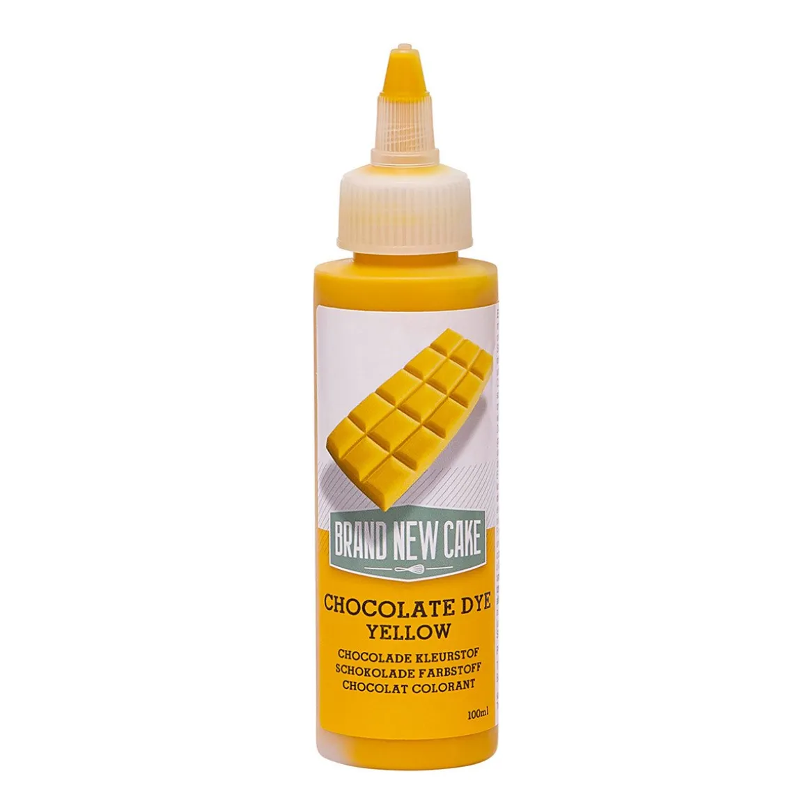 BrandNewCake Chocolade Kleurstof Geel 100ml