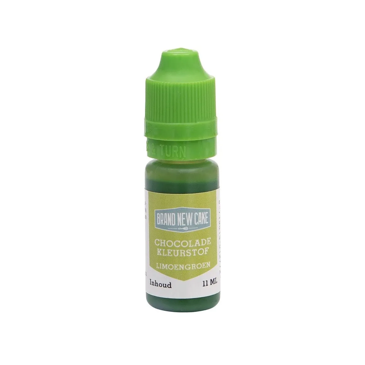 BrandNewCake Chocolade Kleurstof Limoengroen 11ml