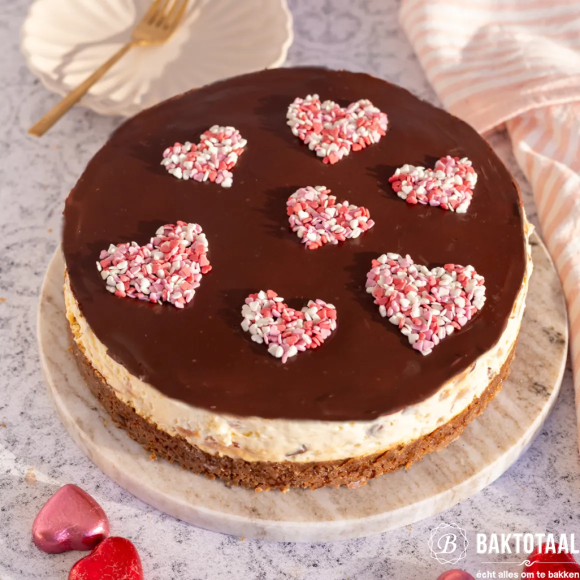 BrandNewCake Confetti Hartjes mix 60gr.