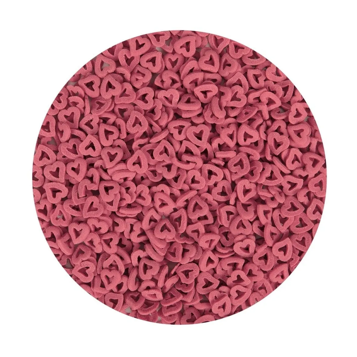BrandNewCake Confetti Open Hartjes Rood 50gr.